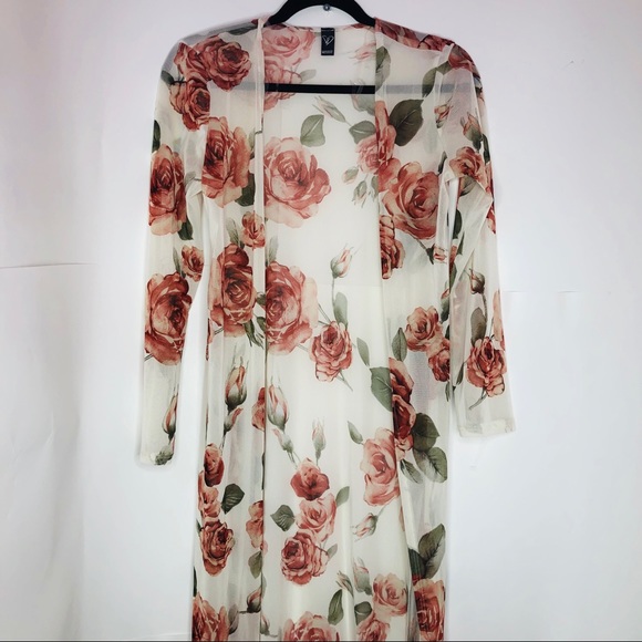 Windsor Other - Windsor mesh women’s rose duster